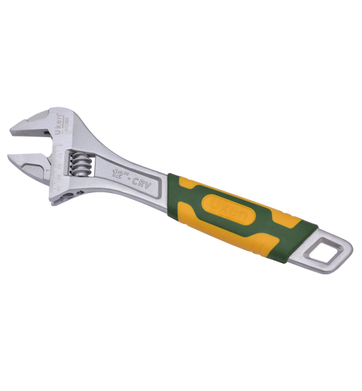 ADJUSTABLE WRENCH 12" WITH TPR HANDLE UKEN