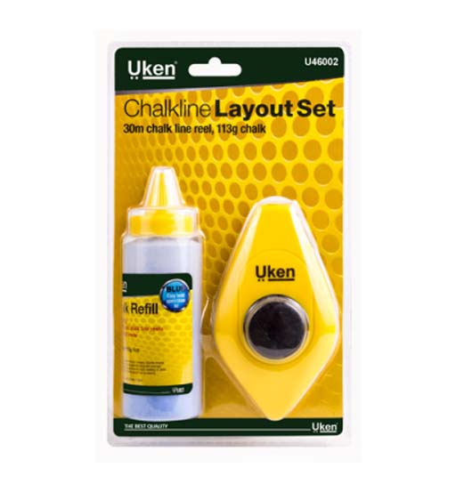 CHALK LINE REEL SET UKEN