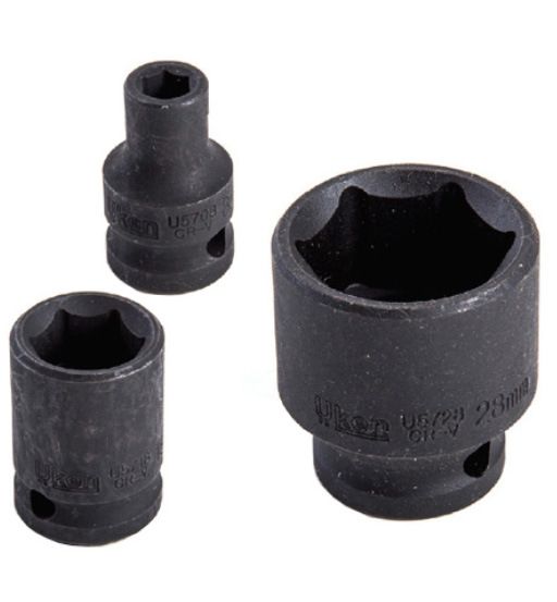 IMPACT SOCKET 1/2" DR 8MM 6PT-UKEN