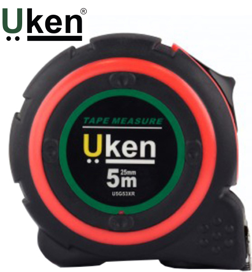 MEASURING TAPE 5 MTR (25MM) RUBBER UKEN