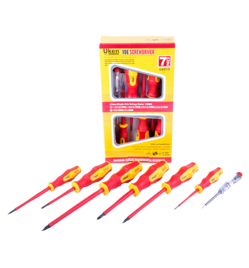 SCREW DRIVER SET VDE INSULATED UKEN