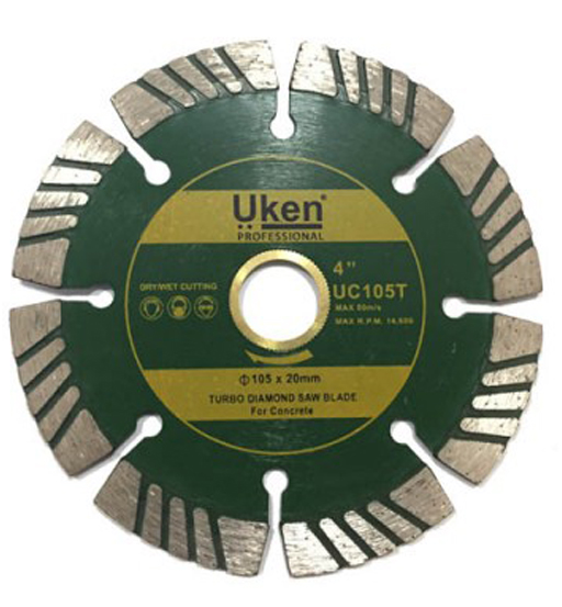 TURBO DIAMOND SAW BLADE 105MM UKEN