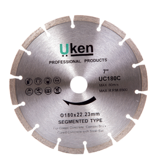 DIAMOND BLADE CONCRETE CUTTING 125MM UKEN