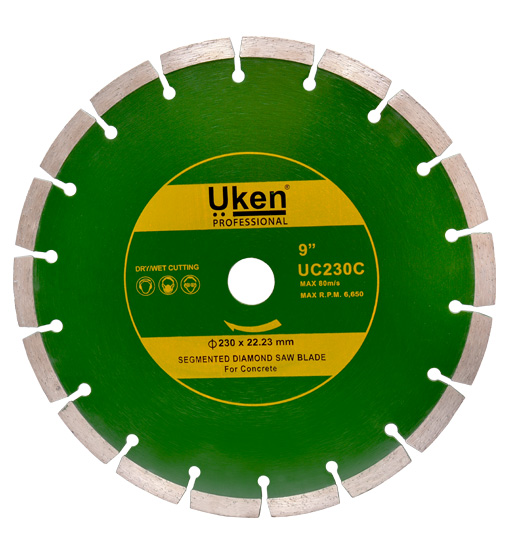 DIAMOND BLADE CONCRETE CUTTING 230MM-UC230C UKEN