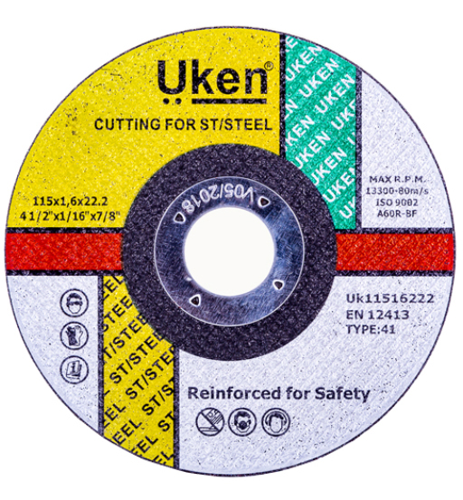 CUTTING DISC S/STEEL 4" 100X3.0X16MM UKEN