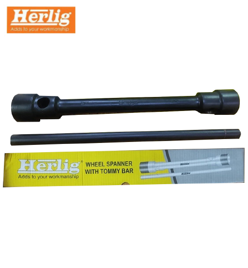 WHEEL SPANNER WITH TOMMY BAR 21X38 HERLIG