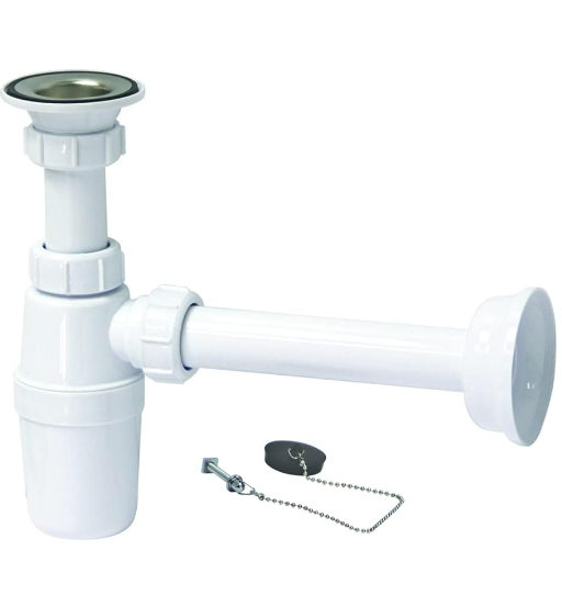 PVC BOTTLE TRAP 11/2" ZIESAR