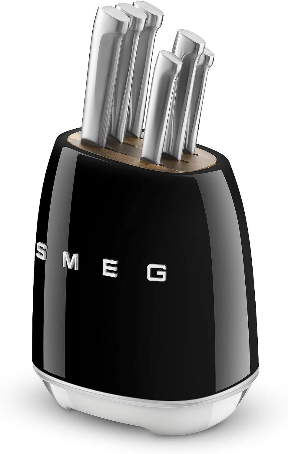 S M E G Black Stainless Steel Knife Set available from Safa Al Madina in the UAE